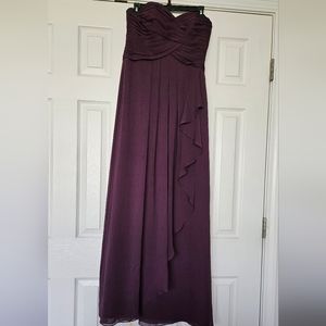 Deep purple elegant dress